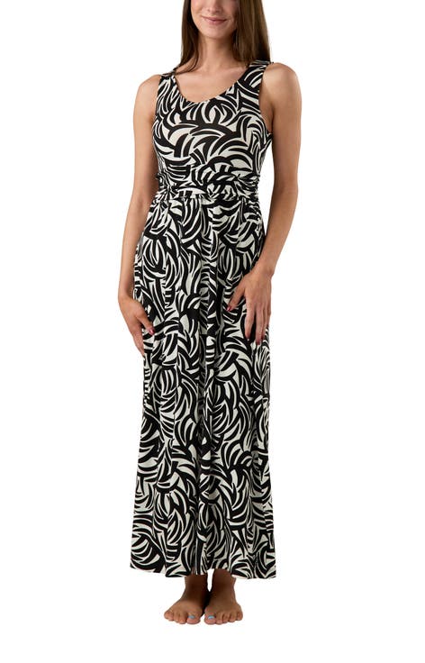 V-Neck Maxi Dress with Pockets