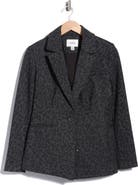 JASON WU Leopard Print Ponte Blazer