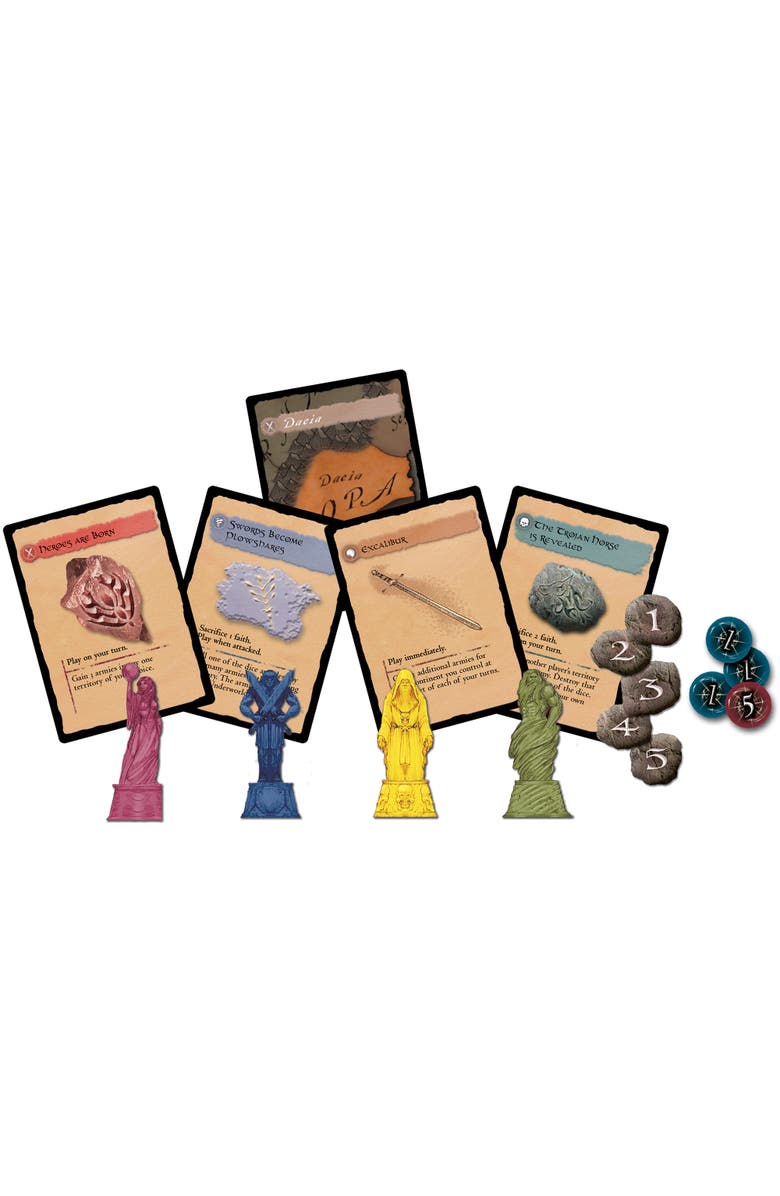 Renegade Game Studios Risk Godstorm Command 5 Cultures, Strategy Game, Alternate, color, Multicolored