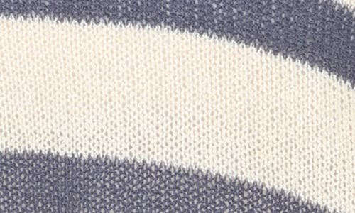 Rain And Rose Striped Knit Sweater In Beige