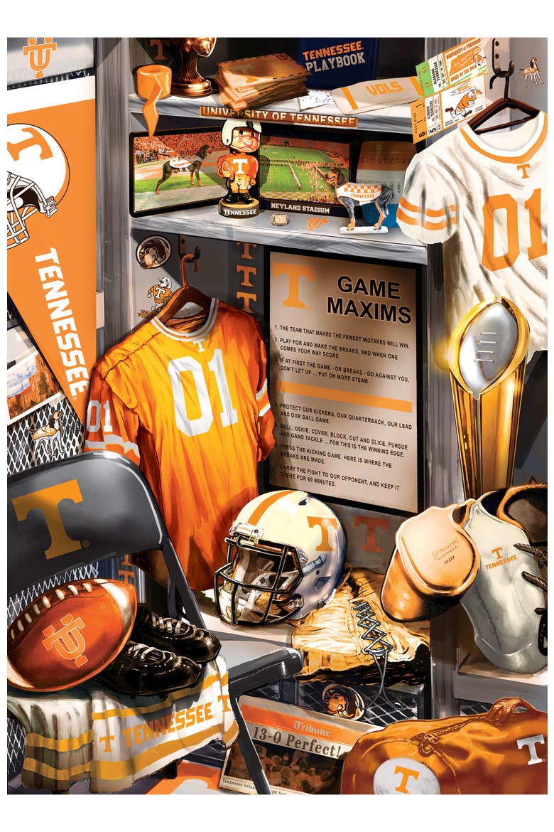 Tennessee Volunteers Locker 500pc Puzzle, Alternate, color, Multicolor
