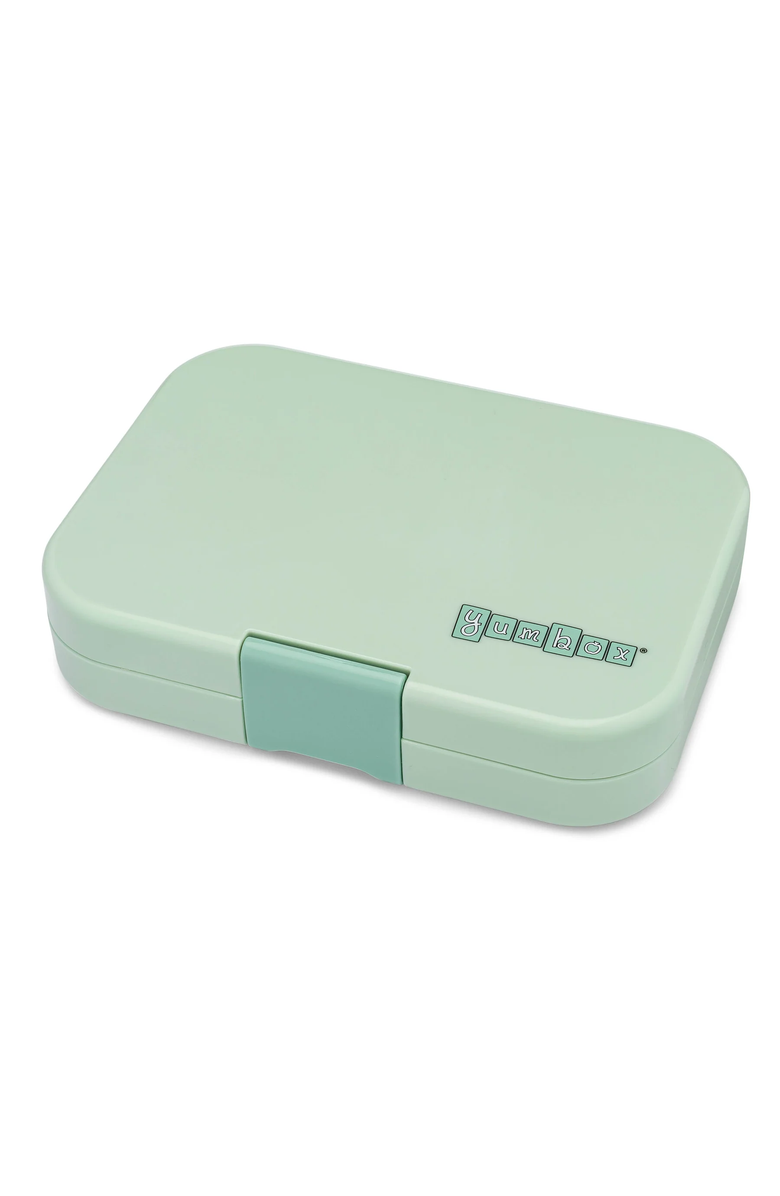 Yumbox Panino Leakproof Bento Lunch Box Sandwich-Friendly, Alternate, color, Sage Green Jungle