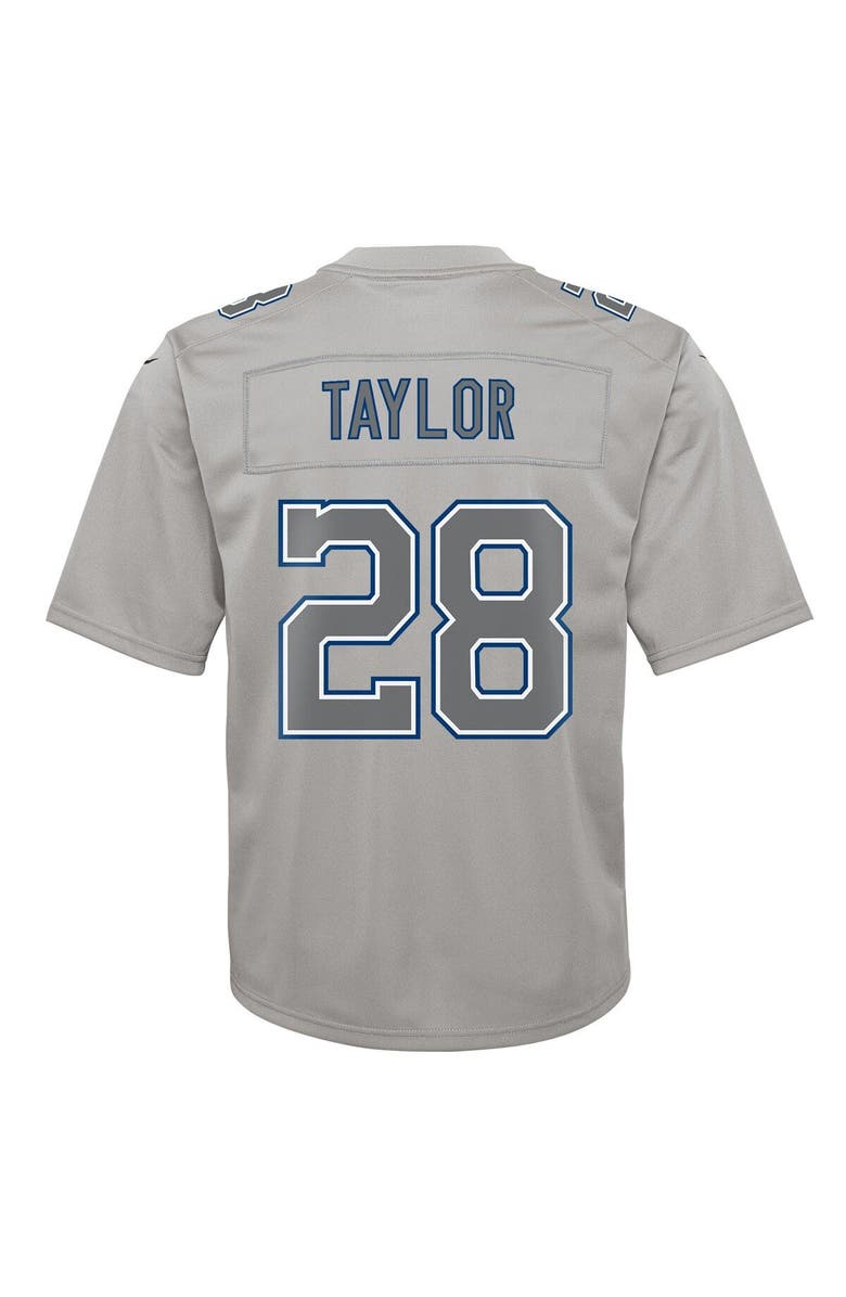 Nike Youth Nike Jonathan Taylor Gray Indianapolis Colts Atmosphere Game Jersey, Alternate, color, Gray