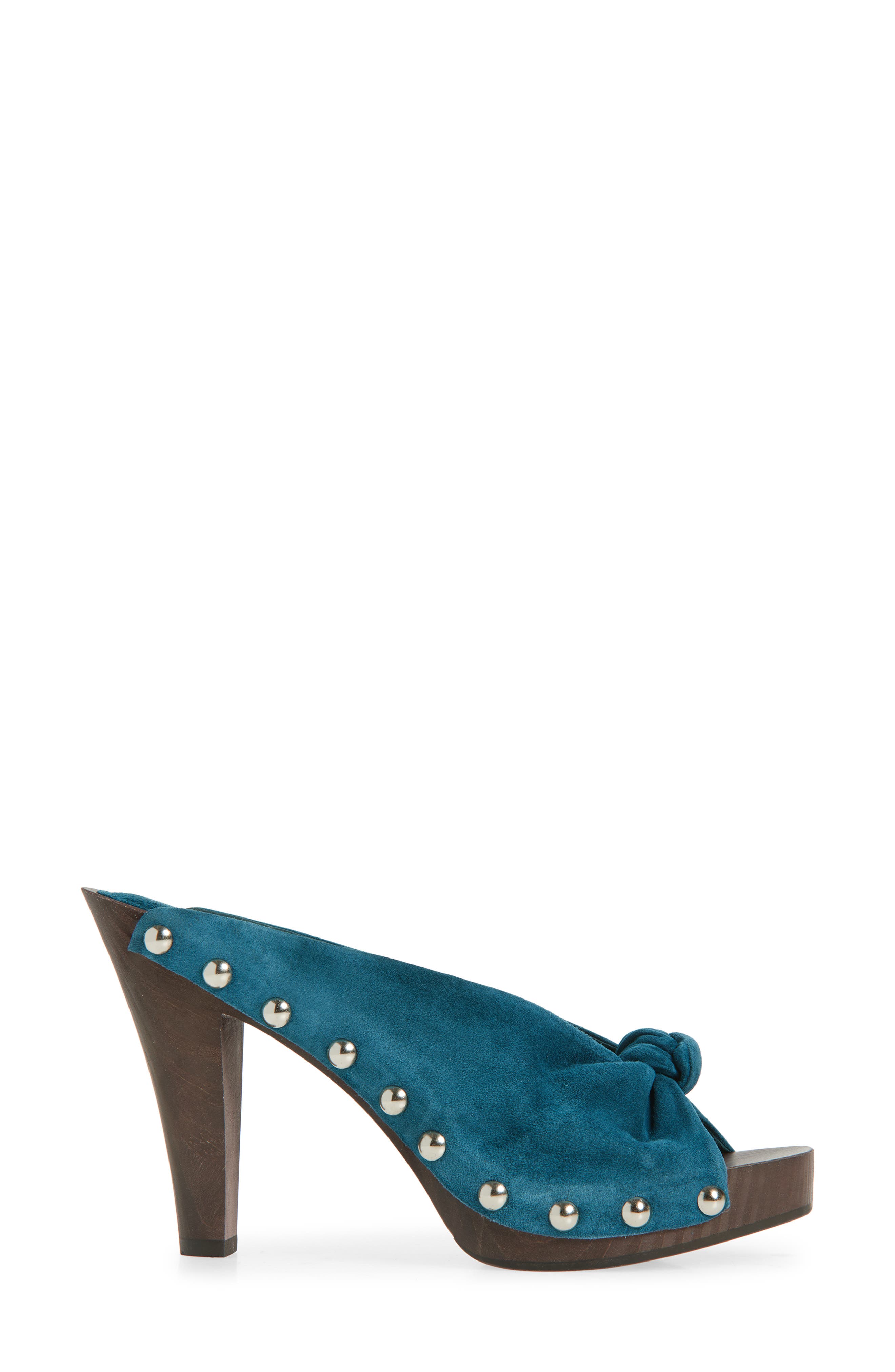 Belleza Sandal, Alternate, color, TURQUOISE SUEDE