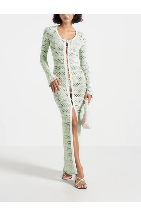 Aria Pointelle Knit Cover Up