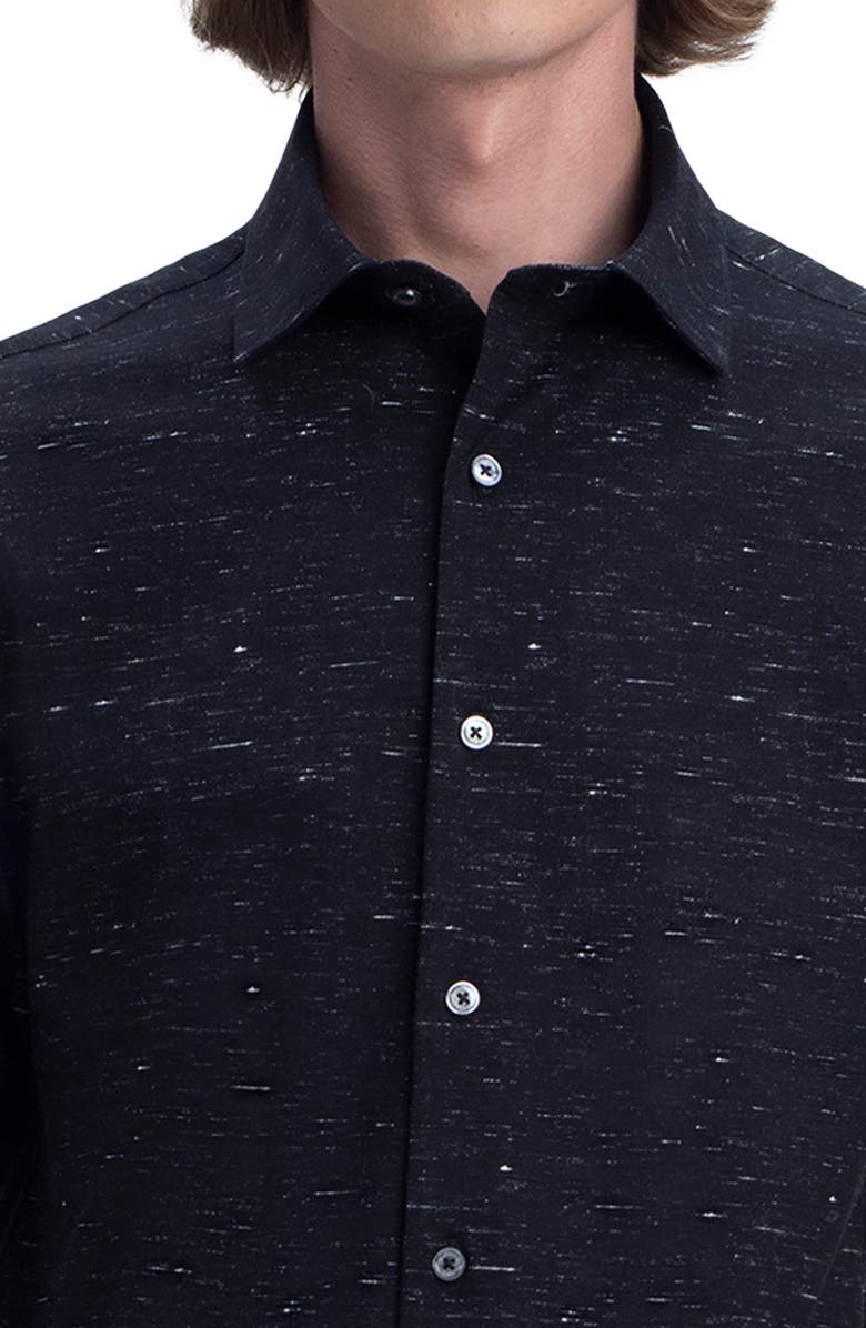 Bugatchi OoohCotton<sup>®</sup> Short Sleeve Button-Up Shirt, Alternate, color,