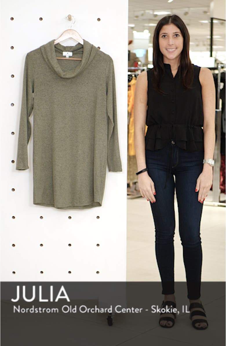 Cowl Neck Knit Dress, sales video thumbnail