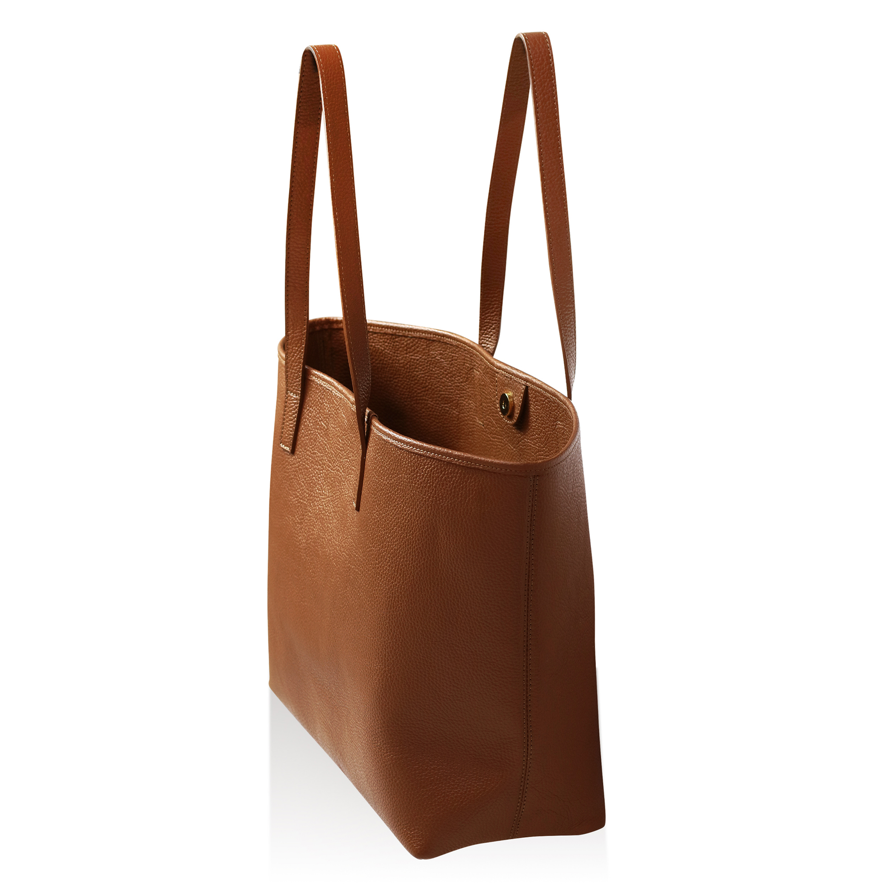 Large Leather Tote, Alternate, color, Kumasi