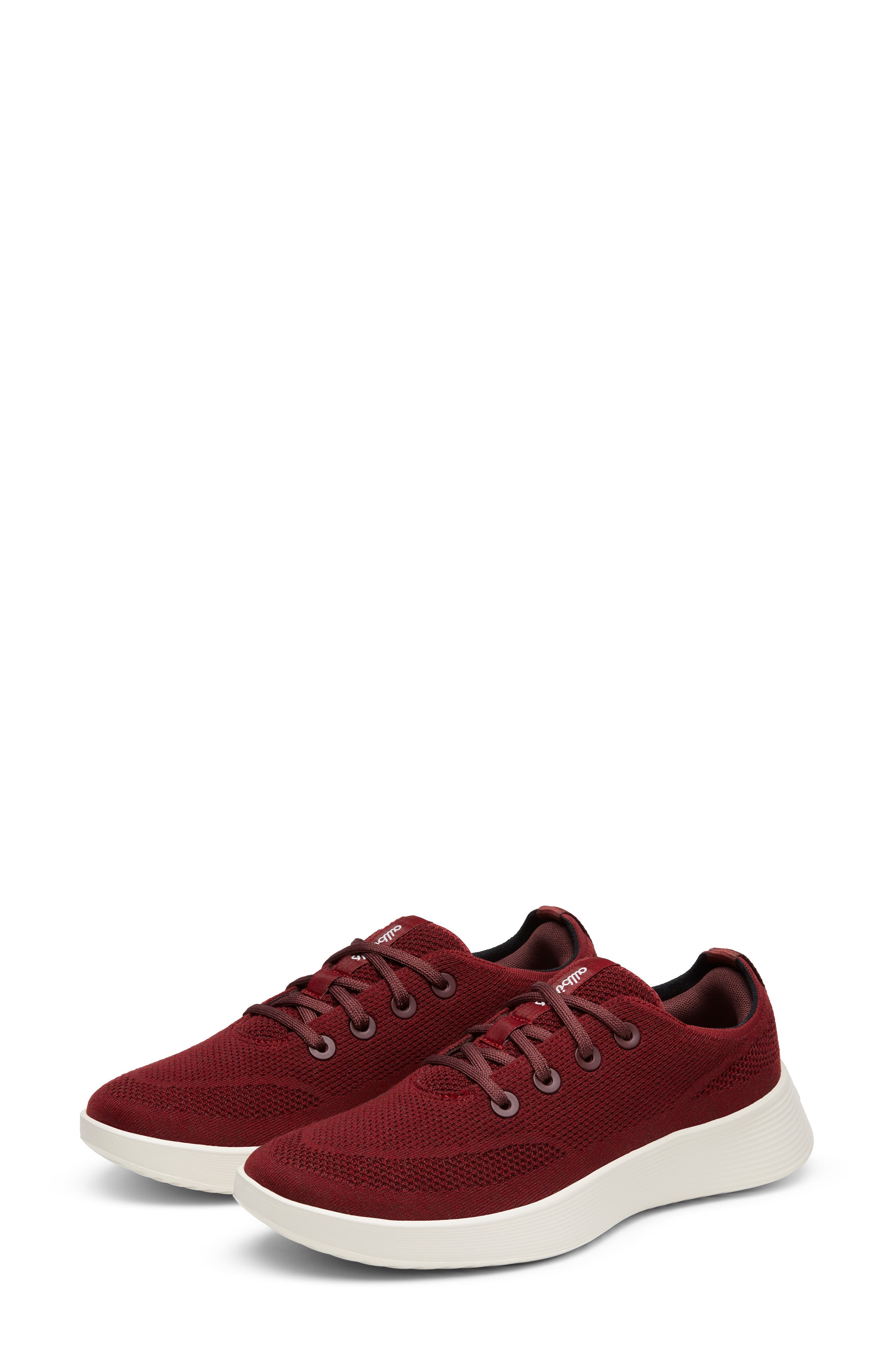 Allbirds Tree Runner Go Sneaker, Alternate, color, Thunder Red/ Natural White