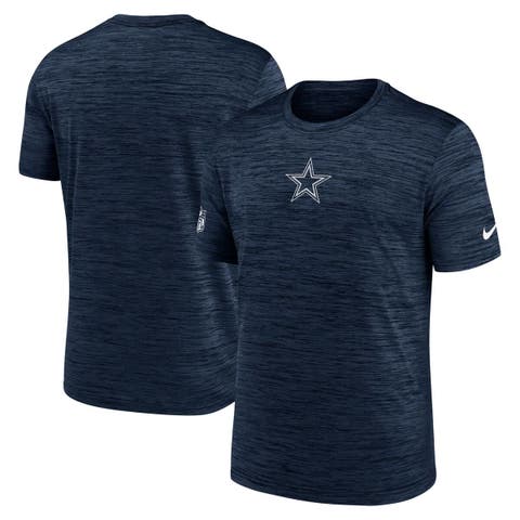 Men's Nike Navy Dallas Cowboys Big & Tall Sideline Velocity Performance T-Shirt