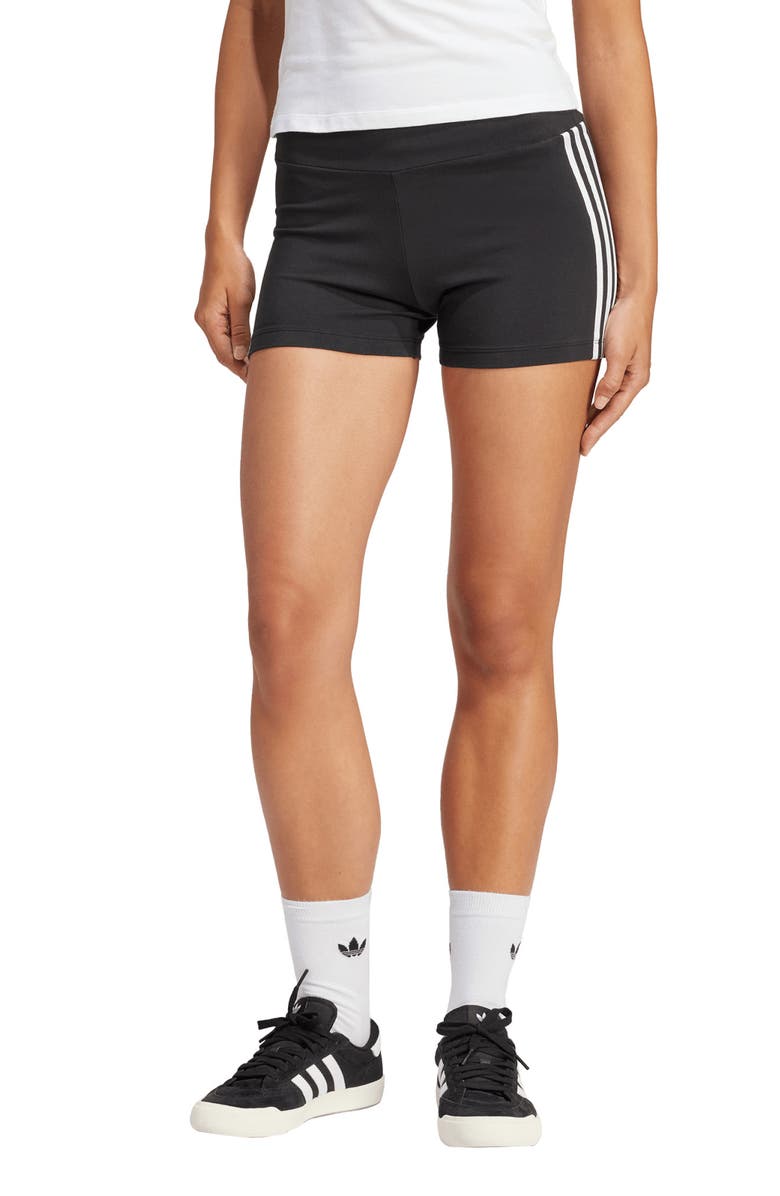 adidas Adicolor 3-Stripes Bike Shorts, Main, color, 