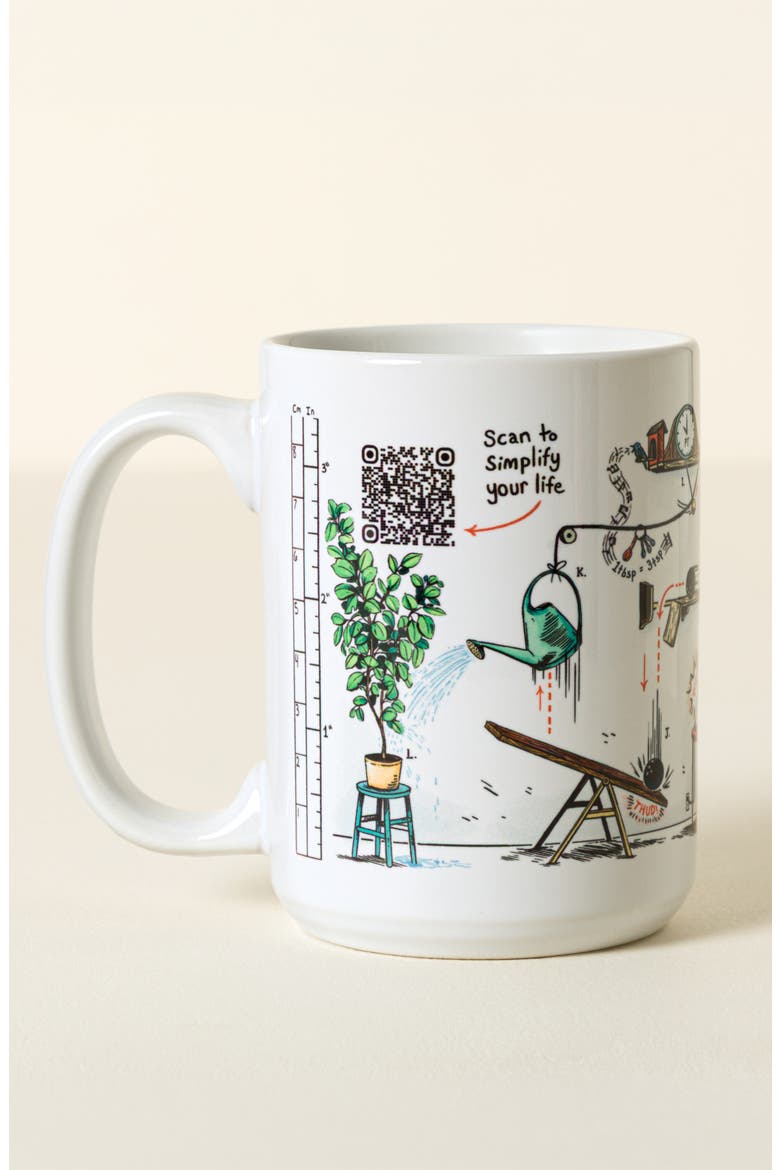 Daily Life Hack Interactive QR Mug, Alternate, color, Multi