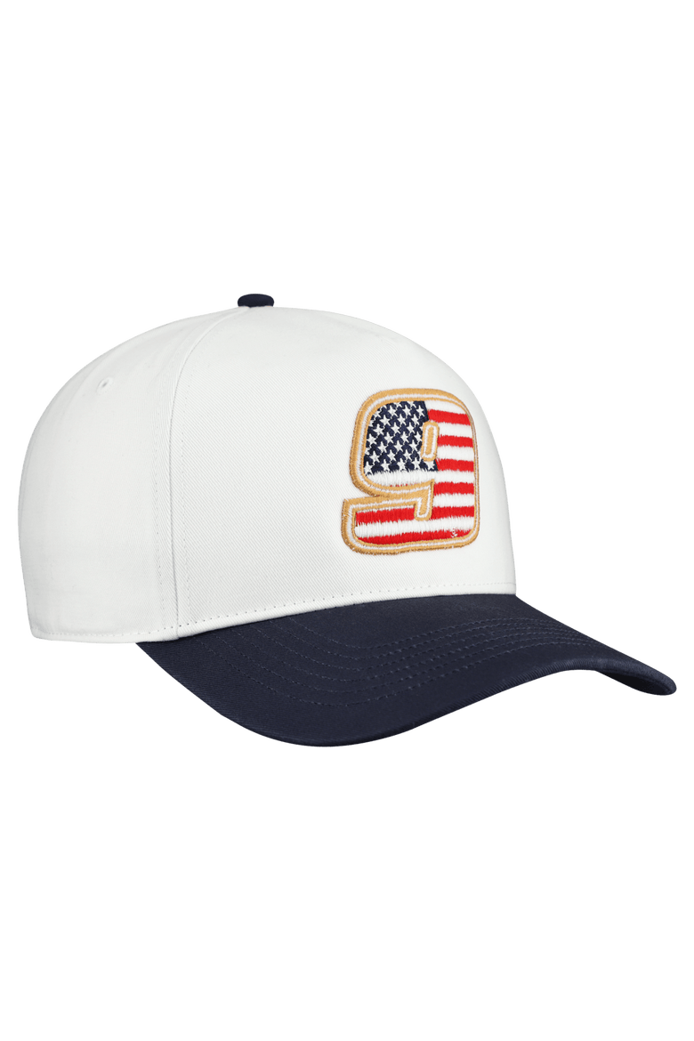 Men's '47 White Chase Elliott Flag Fill Two-Tone Team Adjustable Hitch Hat, Alternate, color, White