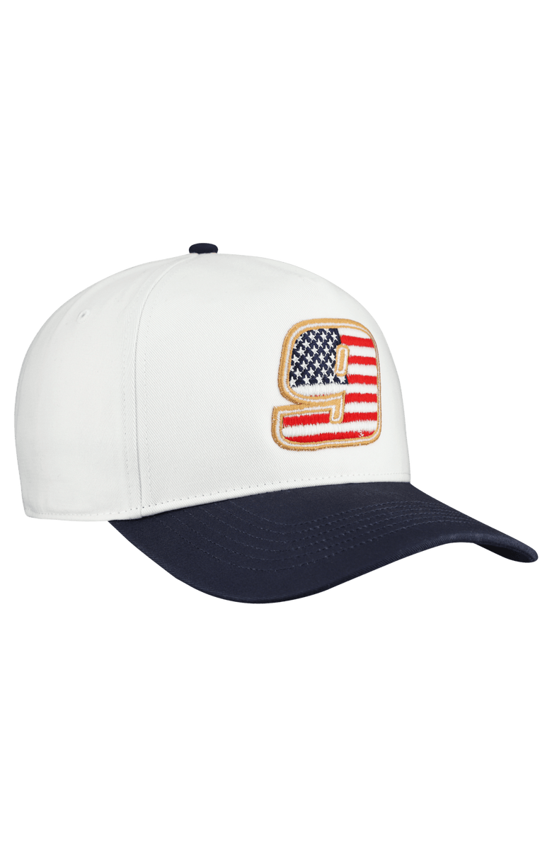 '47 Men's '47 White Chase Elliott Flag Fill Two-Tone Team Adjustable Hitch Hat, Alternate, color, White