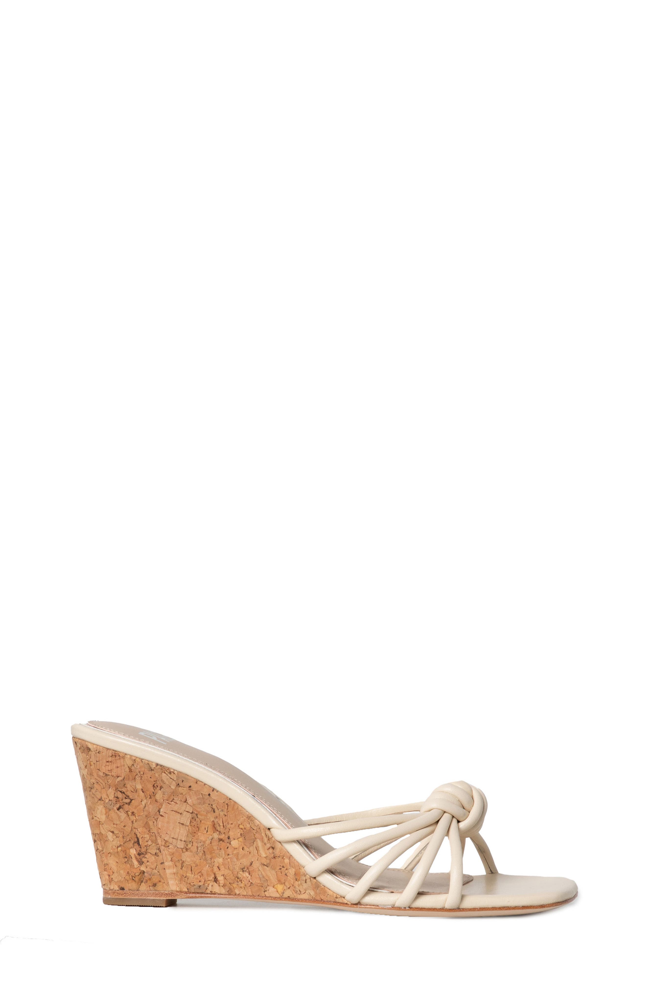 PAIGE Sydney Wedge Sandal, Alternate, color, Bone