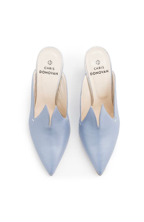 Chris Donovan Footwear Eris Mule In Blue