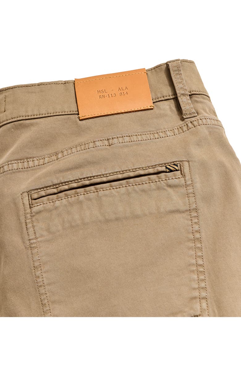 Billy Reid Cochran Stretch Cotton Five Pocket Pants, Alternate, color, Moss Green