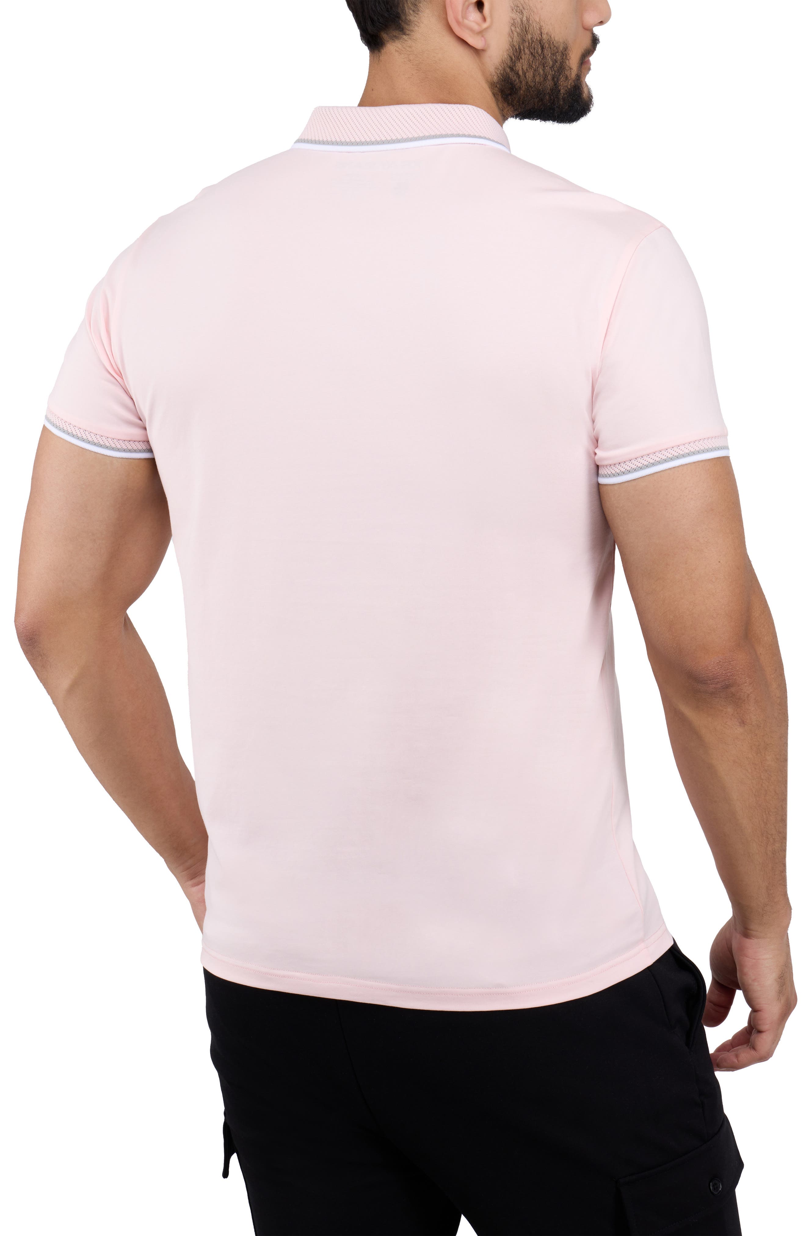 Texture Cotton Knit Polo - image 4