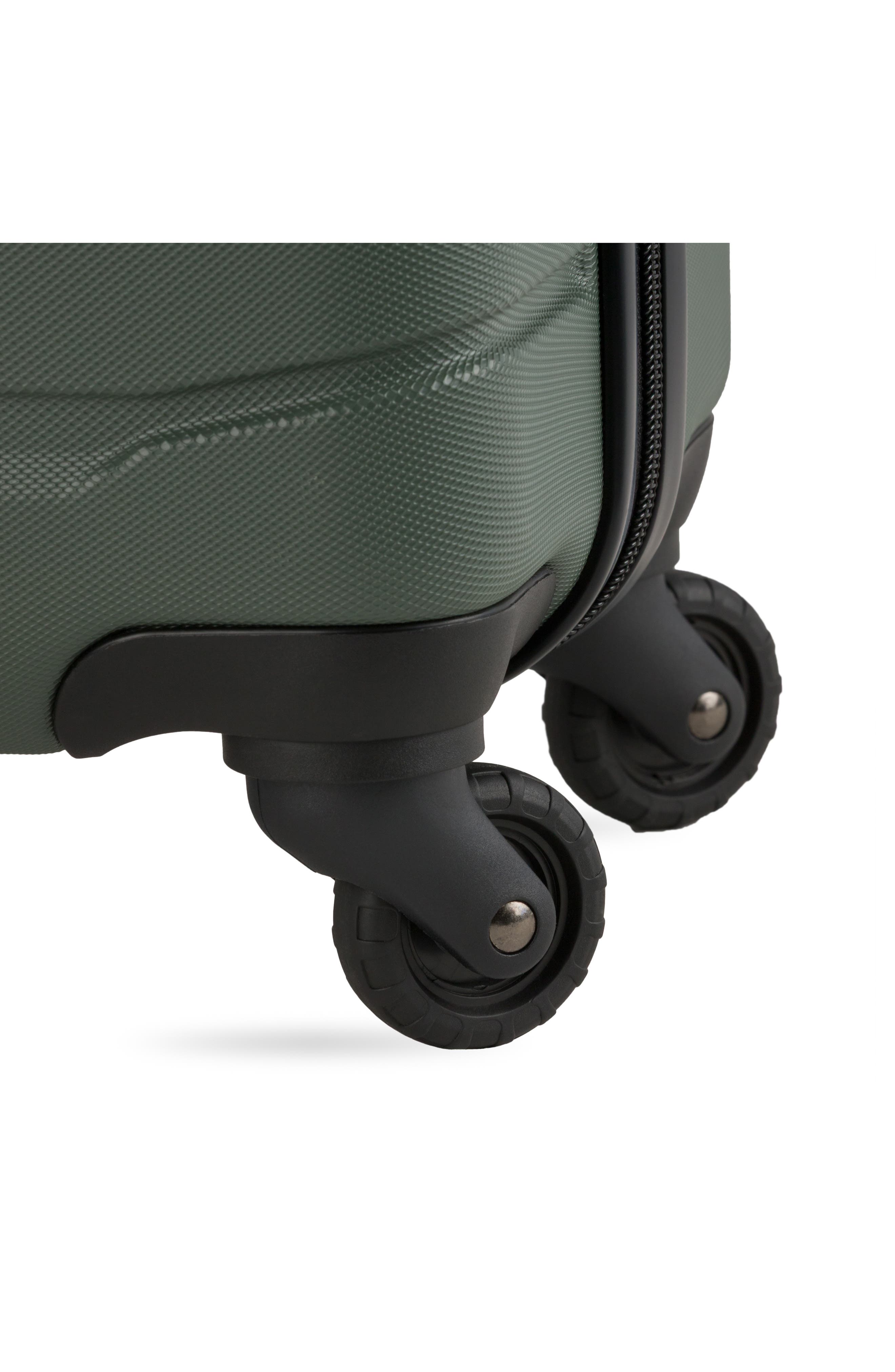 SWISSGEAR 20-Inch Hardside Spinner Carry-On Suitcase, Alternate, color, Olive