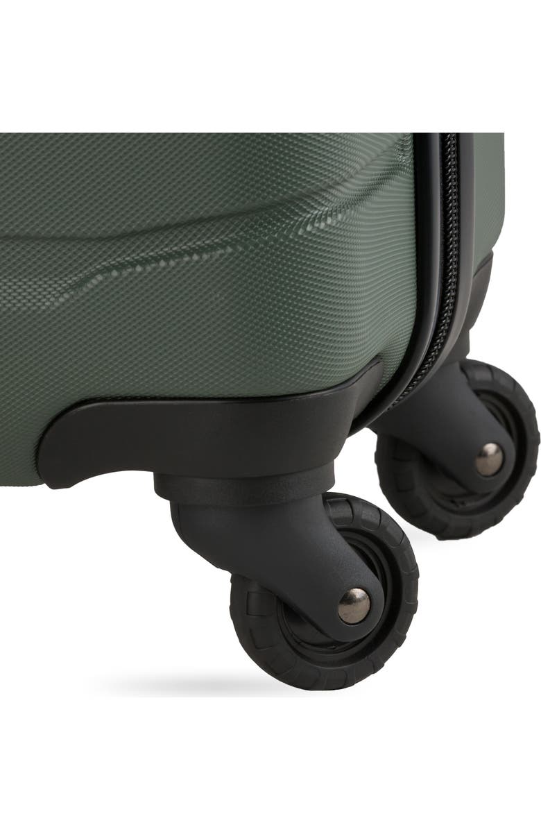 SWISSGEAR 20-Inch Hardside Spinner Carry-On Suitcase, Alternate, color, Olive
