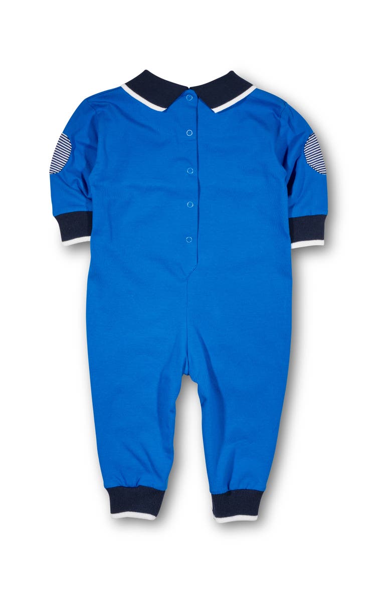 Florence Eiseman Jersey Knit Longall With Train, Alternate, color, Blue