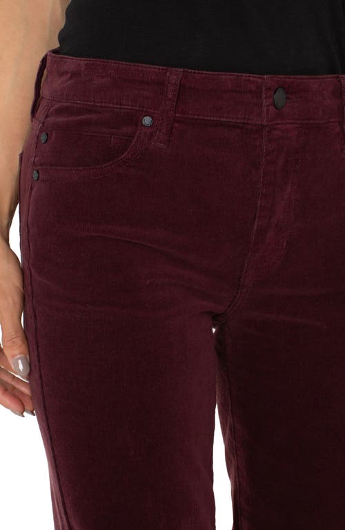 Liverpool Marley Corduroy Girlfriend Pants In Purple