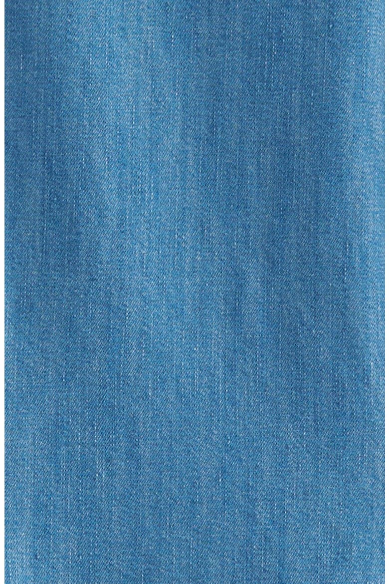 Kids' Short Sleeve Chambray Dress, Alternate, color, MID GEM WASH