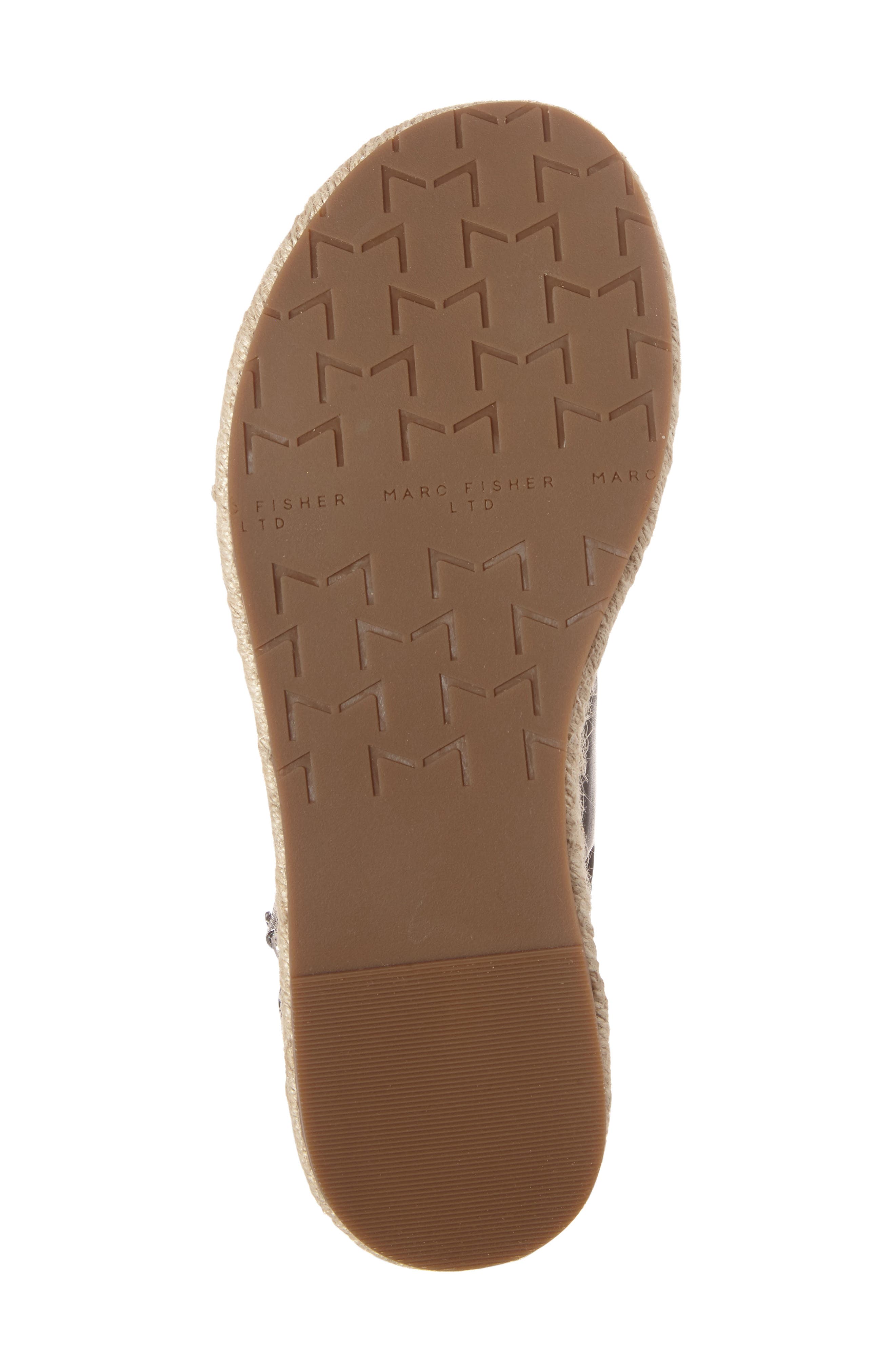 Oria Espadrille Platform Sandal, Alternate, color, BLACK LEATHER