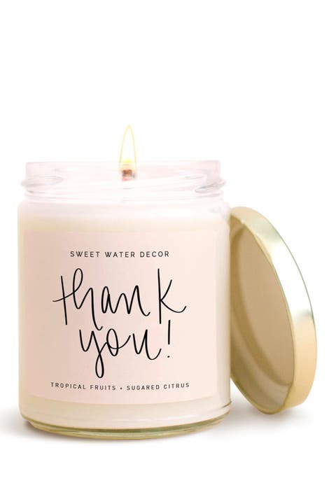 Thank You 9 oz. Soy Candle - Set of 2