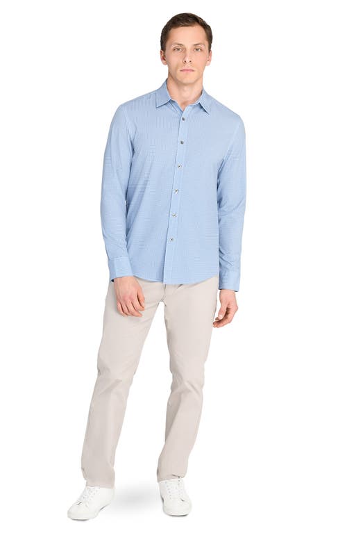 Wrk W.r.k Dash Duo Microprint Performance Button-up Shirt
