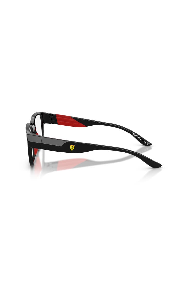 55mm Irregular optical glasses, Alternate, color, Black/ Red