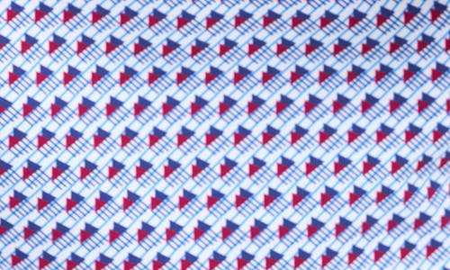 Robert Graham Trim Fit Geo Print Button-up Shirt In Blue Multi