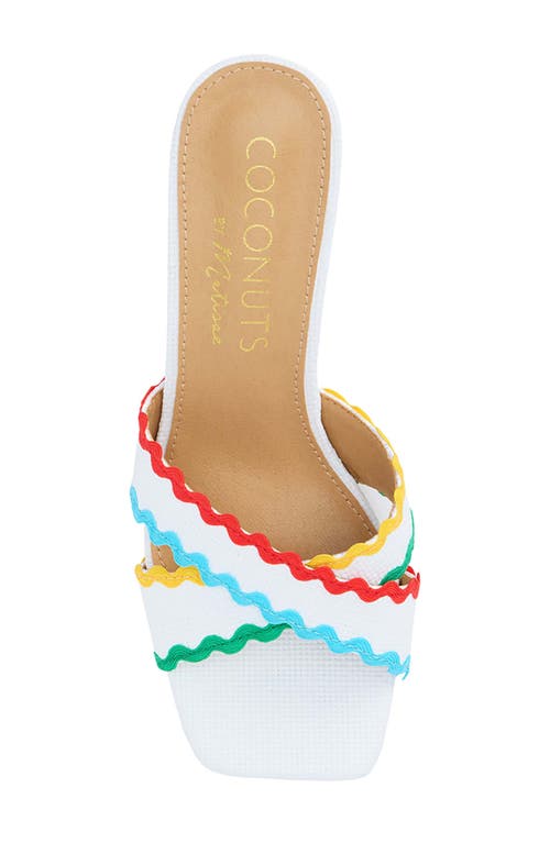 Coconuts By Matisse Principessa Block Heel Sandal In White