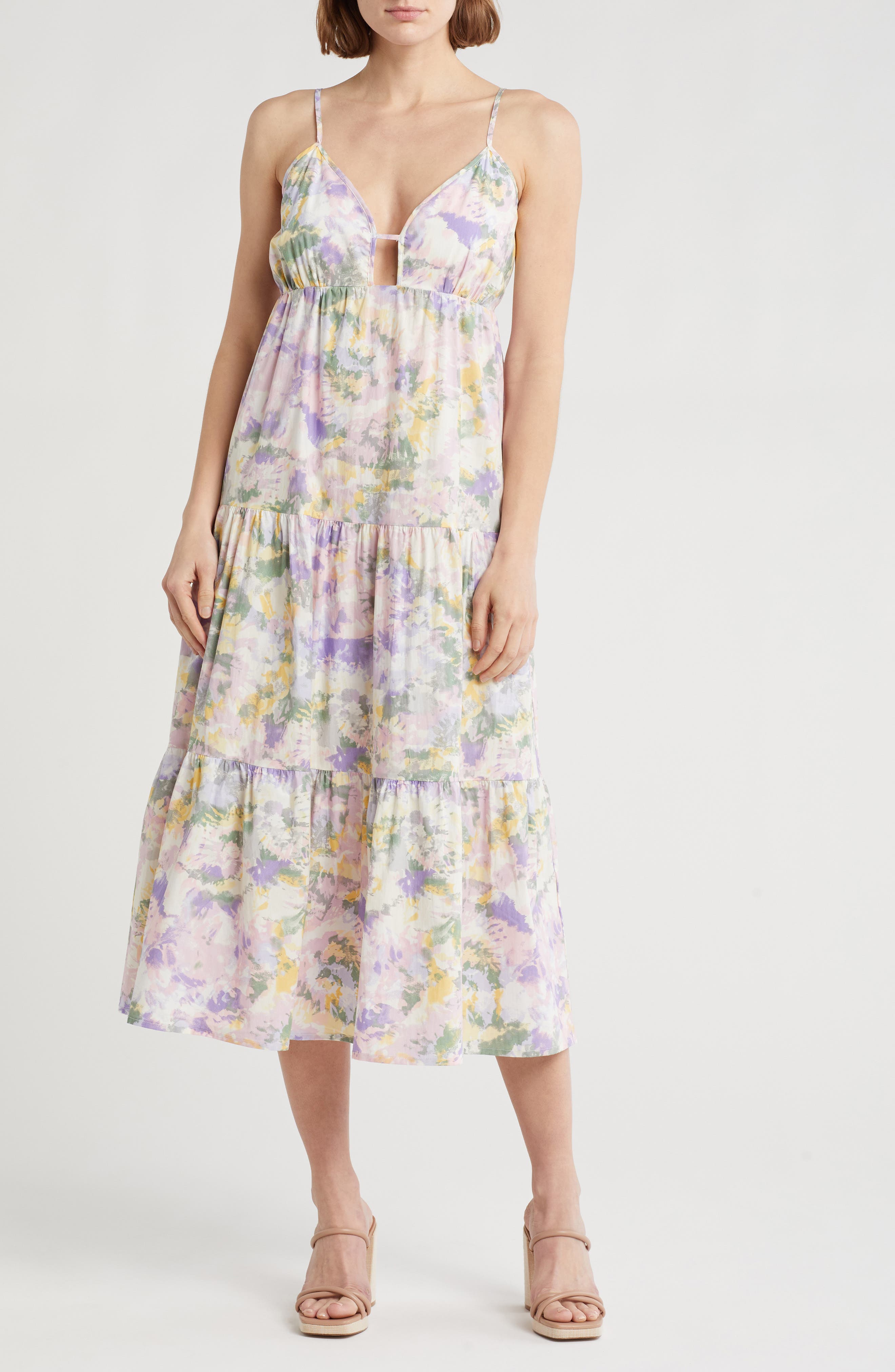 Tart Royan Empire Waist Organic Cotton Midi Dress