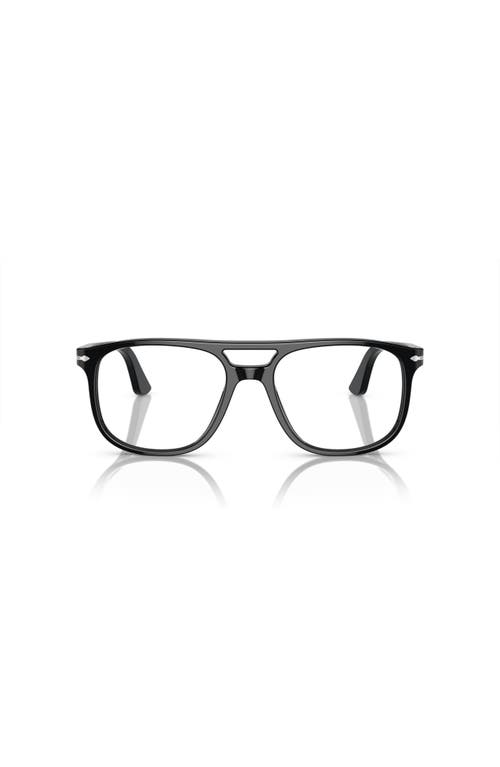 Persol 52mm Pilot Optical Glasses In Black