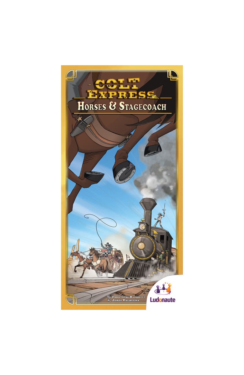Ludonaute Colt Express Horses & Stagecoach Expansion American West Board Game, Ages 10+, Alternate, color,