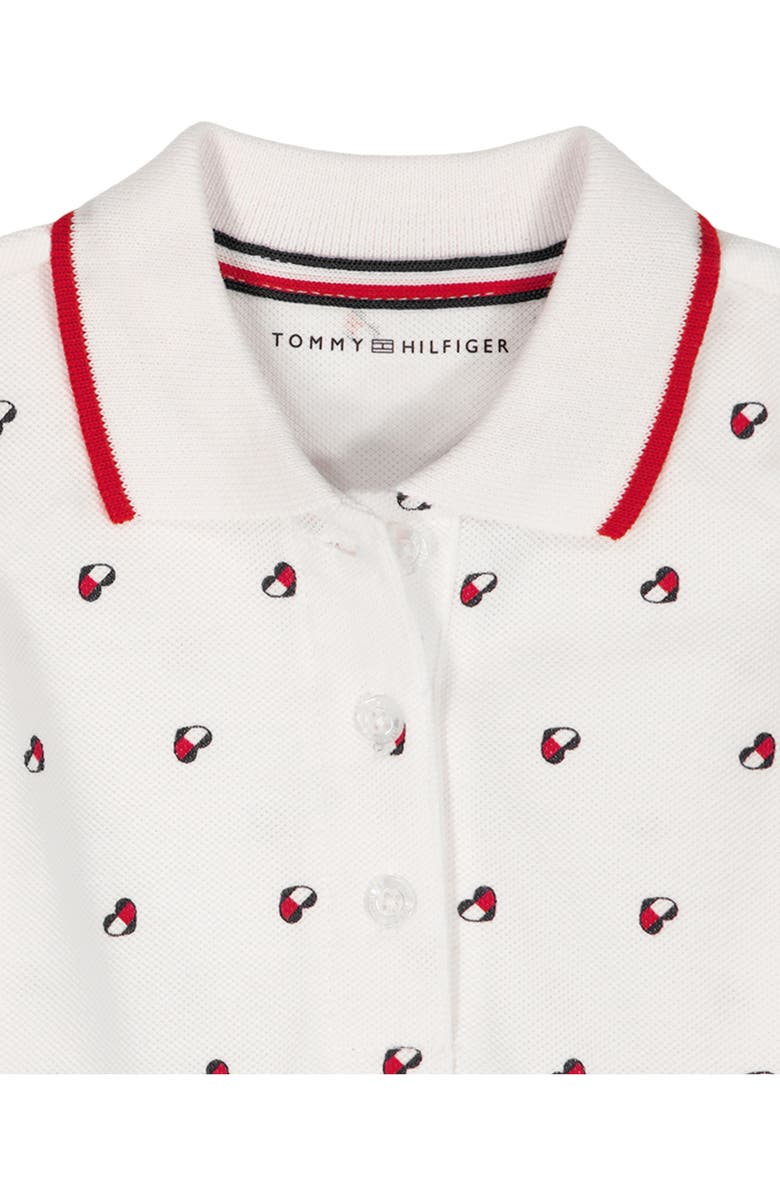 Tommy Hilfiger Heart Polo Dress & Bloomers, Alternate, color, White