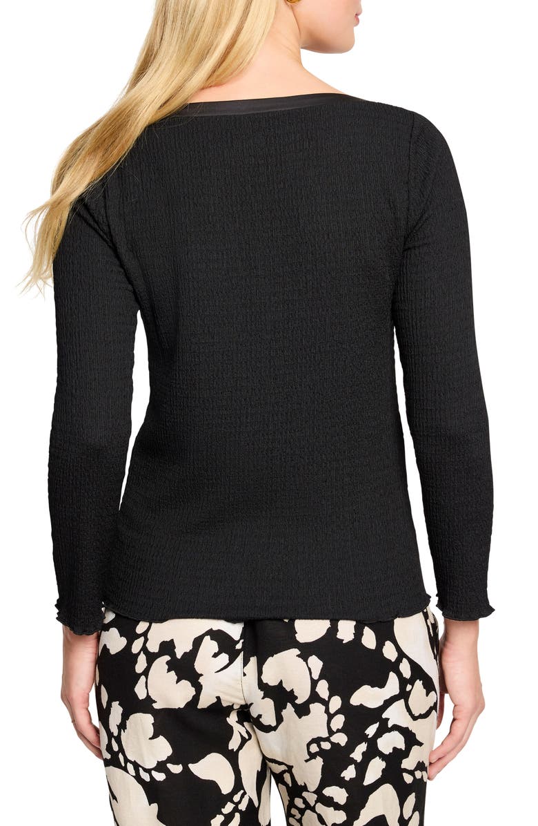 NIC+ZOE Bubble Knit Long Sleeve Top, Alternate, color,