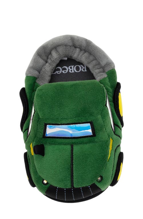 Robeez ® Kids' Tractor Slipper In Green
