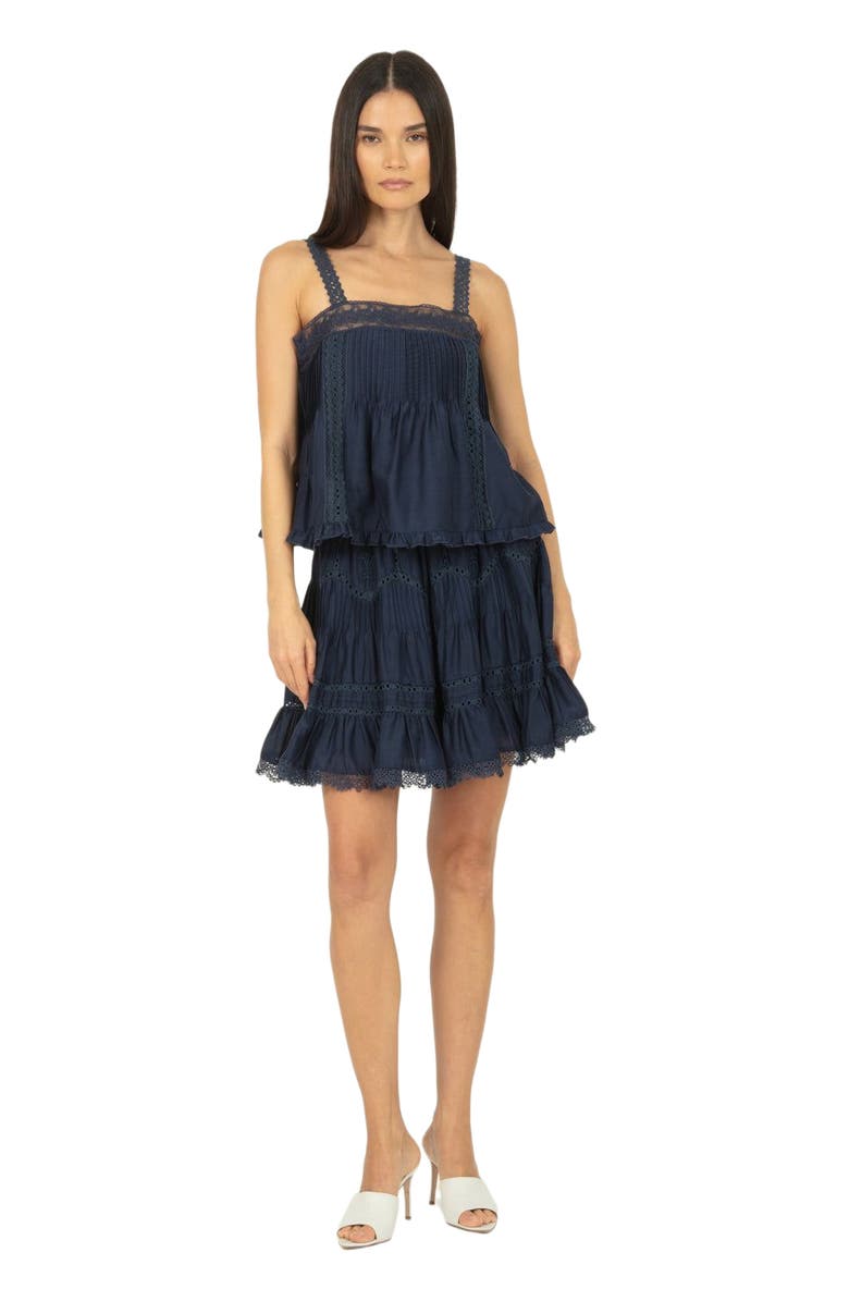 SECRET MISSION Audrey Skirt, Alternate, color, Navy