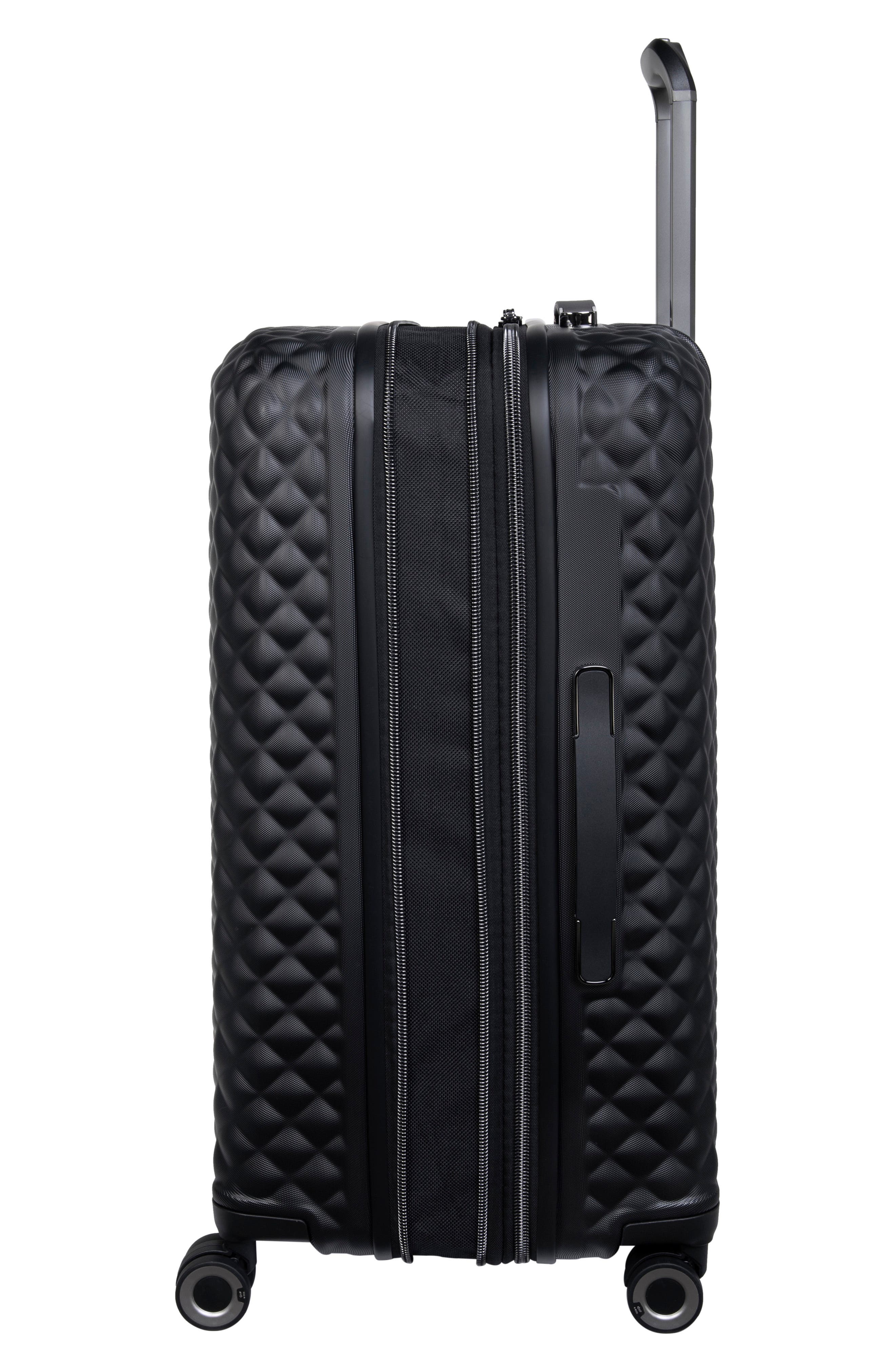 IT LUGGAGE Glitzy 27-Inch Hardside Spinner Suitcase, Alternate, color, Black W/ Gun Metal