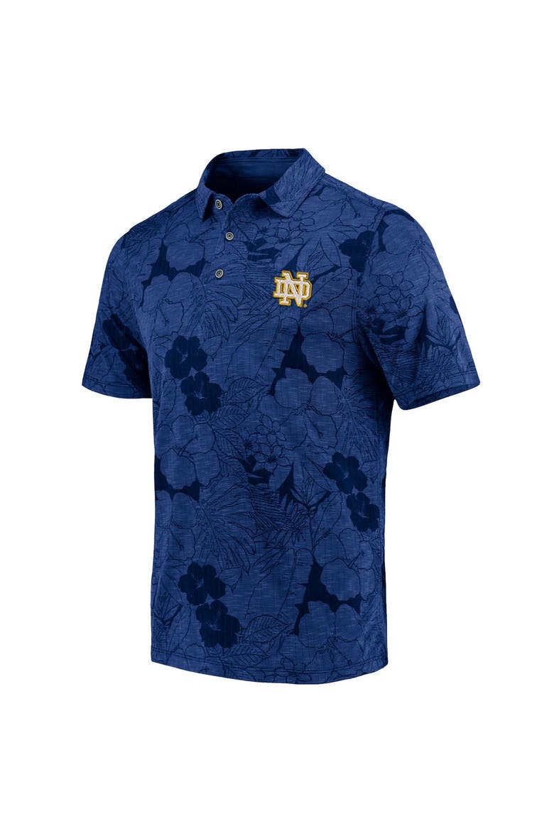 Men's Tommy Bahama Navy Notre Dame Fighting Irish Miramar Blooms Polo, Alternate, color, Navy