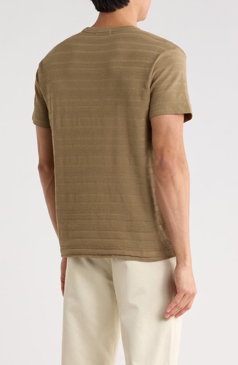 BUCK MASON Vintage Jacquard Crew T-Shirt, Alternate, color, Cypress
