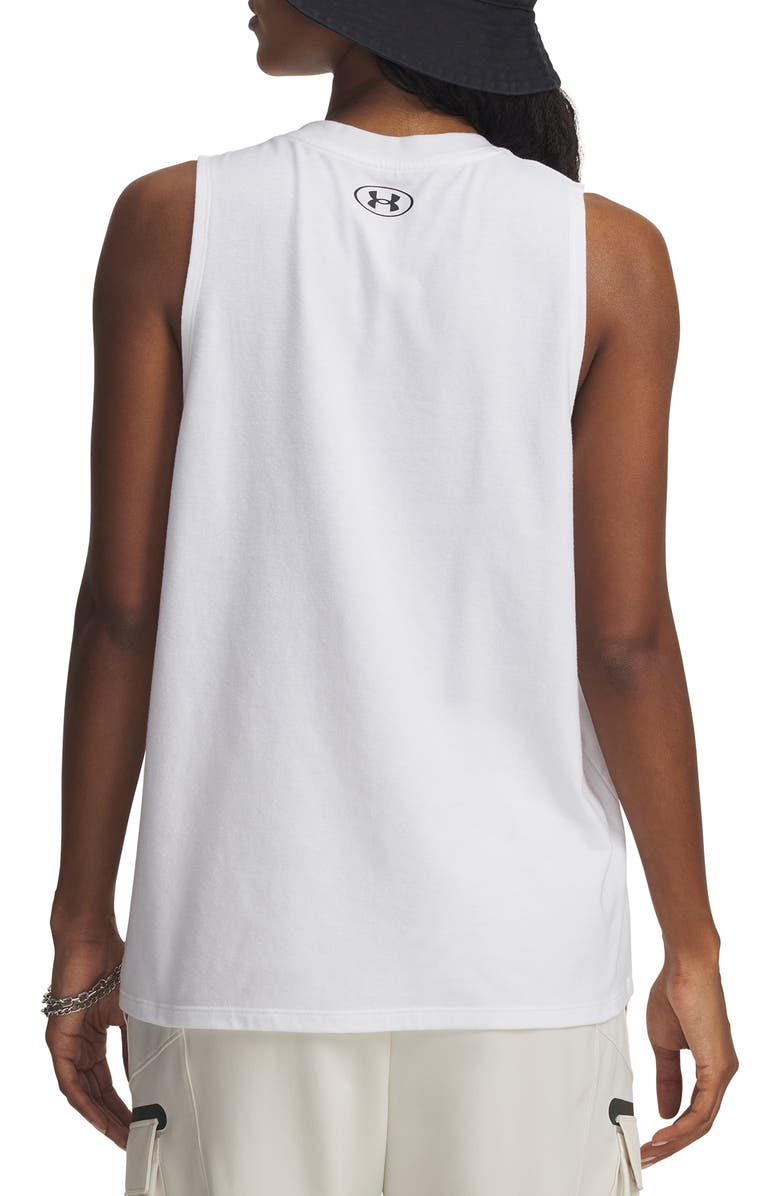 Under Armour Varsity U Tank, Alternate, color, White / / Black