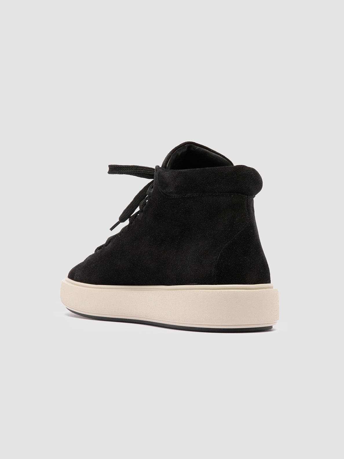 Officine Creative Remaster 002 Suede High Top Sneakers, Alternate, color, Black