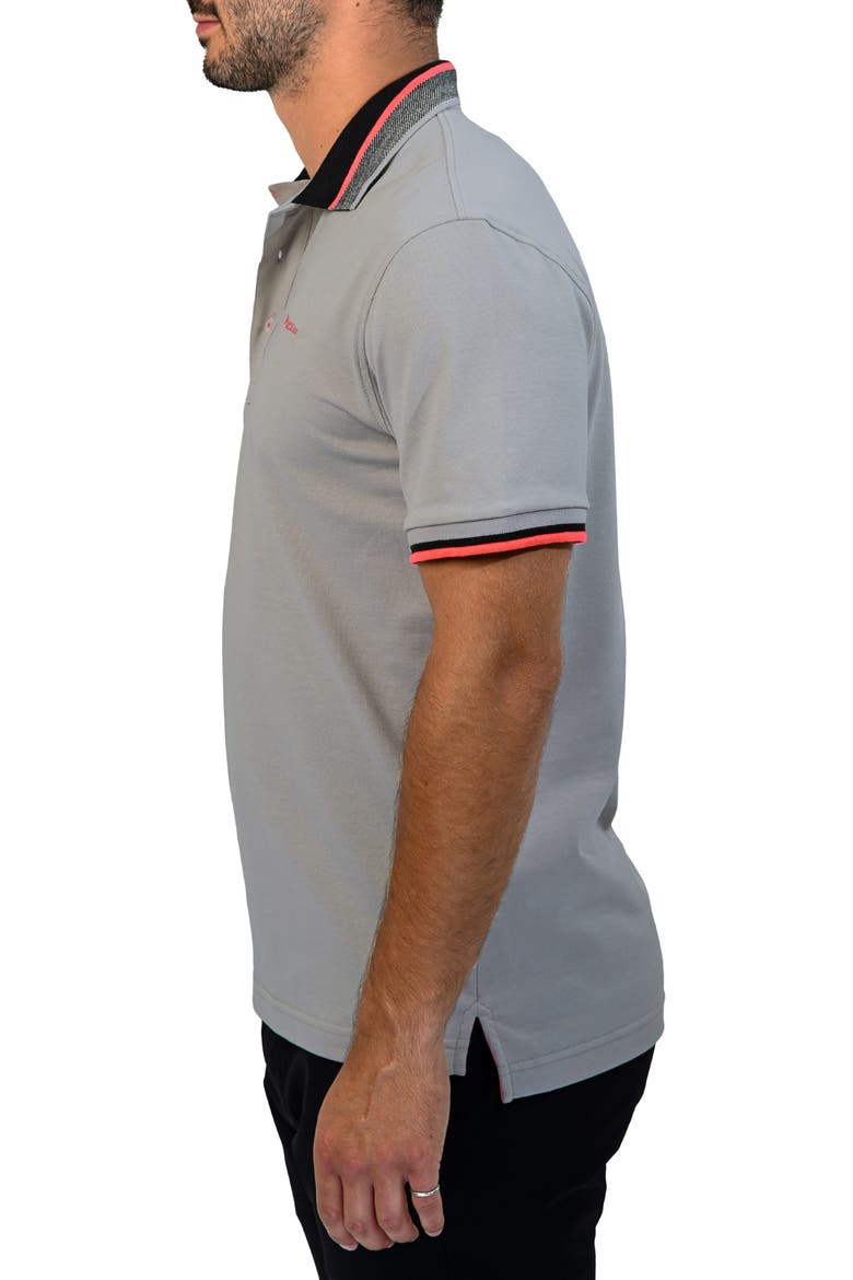 Tippatch46 Piqué Polo, Alternate, color, GREY