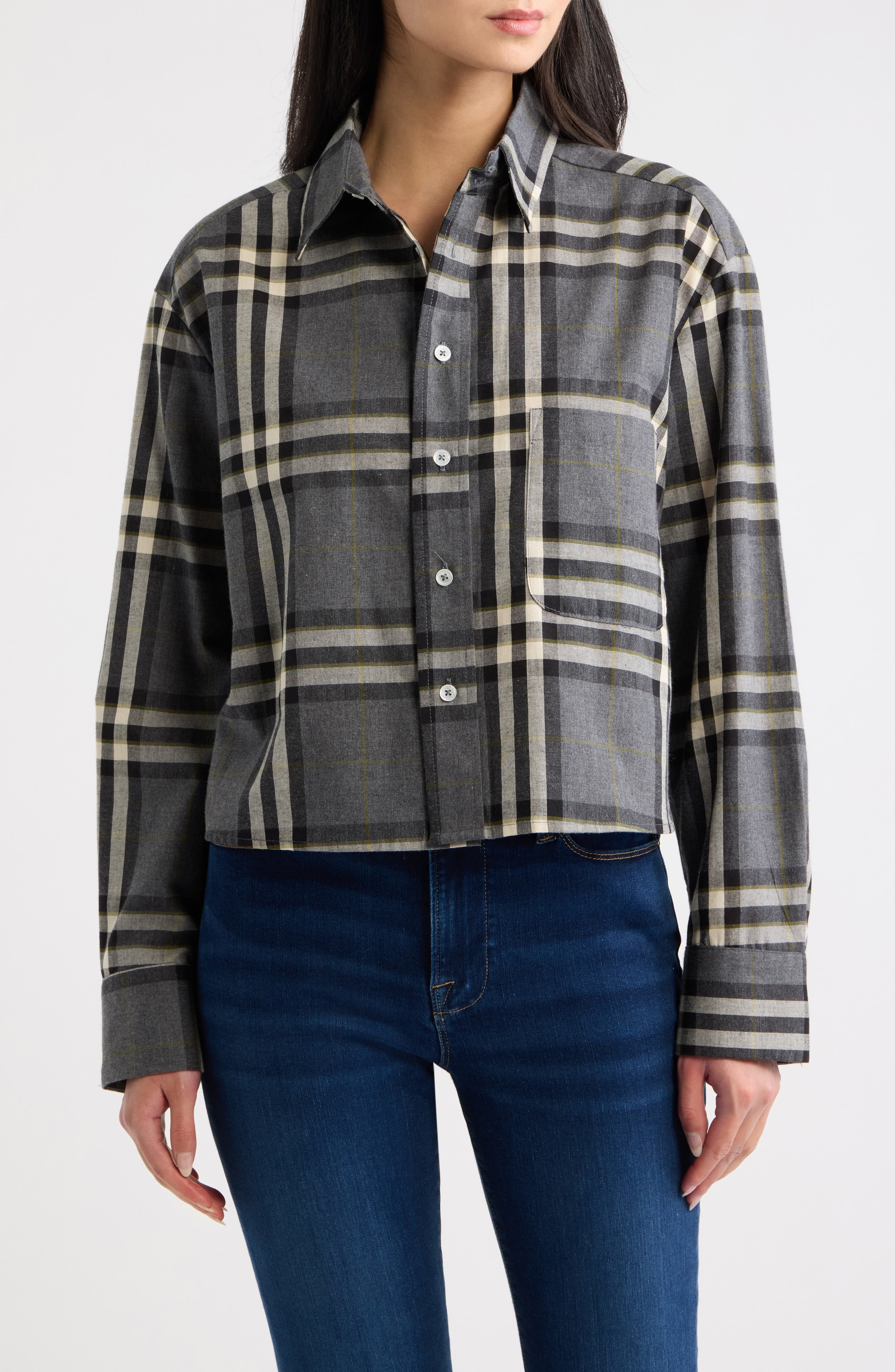 selected CHARCOAL PLAID