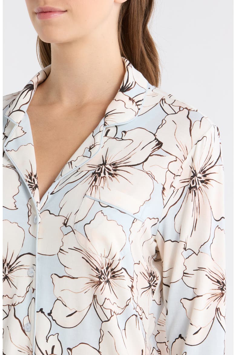 Moonlight Eco Nightshirt, Alternate, color, BLUE SKETCHBOOK FLORAL
