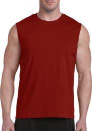 Harbor Bay by DXL Big & Tall Moisture-Wicking Muscle T-Shirt