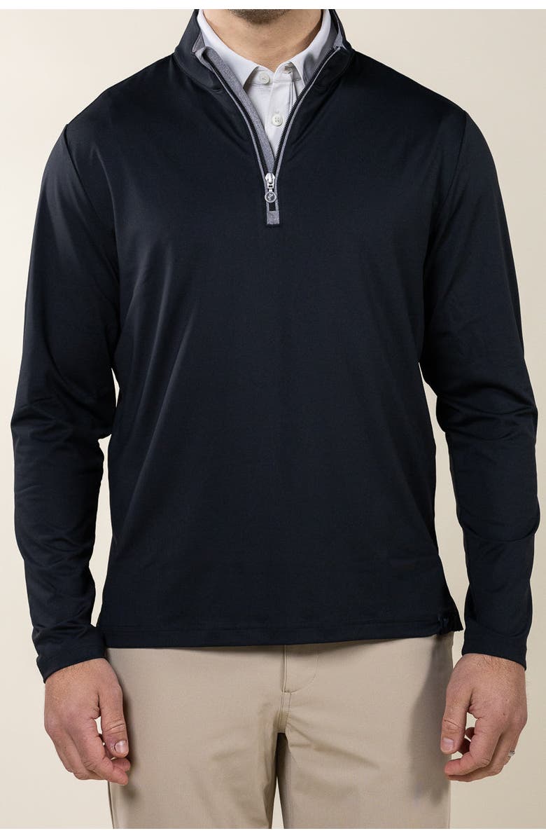 ASHWORTH GOLF Crosby 1/4 Zip, Alternate, color, Black